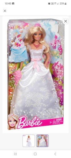 Zdjęcie oferty: Lalka Barbie panna młoda, błysk  Mattel X9444 
