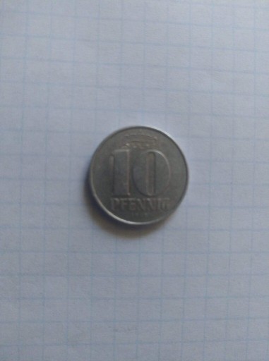 Zdjęcie oferty: Moneta NRD 10 PFENNIG Z 1968