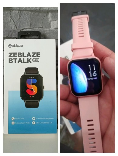 Zdjęcie oferty: Zeblaze BTALK Lite smartwatch różowy