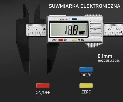 Zdjęcie oferty: Suwmiarka elektroniczna z wyświetlaczem LCD 150mm 