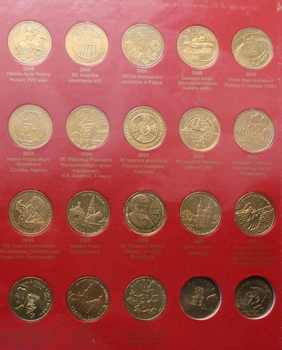 Zdjęcie oferty: 2 zł - NG komplet (18  sztuk) monet rocznik 2009