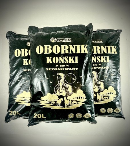 Zdjęcie oferty: OBORNIK / NAWÓZ KOŃSKI 100% NATURALNY 80L