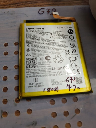 Zdjęcie oferty: Motorola G72 xt2255-1 bateria Ne50