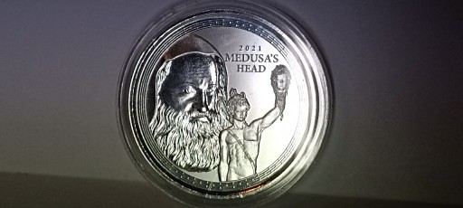 Zdjęcie oferty: Medusa's head 1 uncja srebra 999