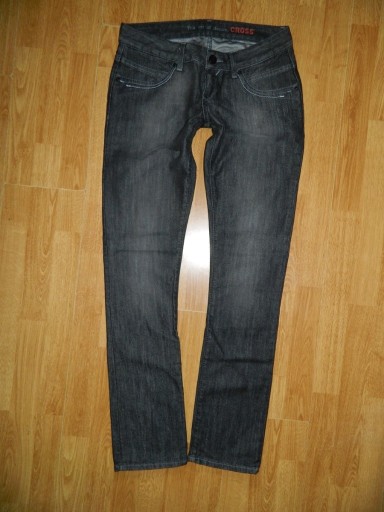 Zdjęcie oferty: CROSS Isidora czarne spodnie jeansowe roz W29L34