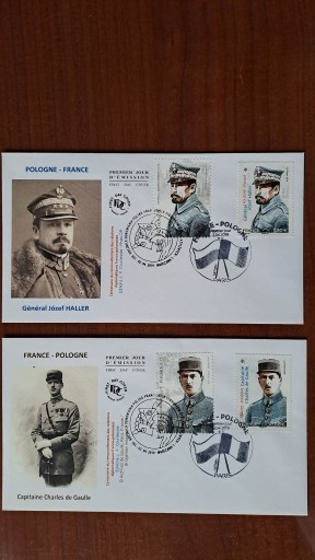 Zdjęcie oferty: Francja 2019 - wydanie wspólne - Józef Haller FDC