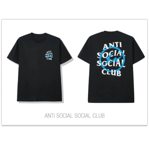 Zdjęcie oferty: Czarny t-shirt Anti Social Social Club roz.L nowy