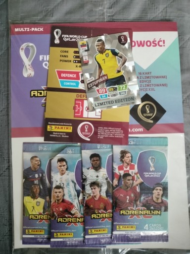 Zdjęcie oferty: Qatar 2022 FIFA limited Estupinan  XL 18 kart NOWY