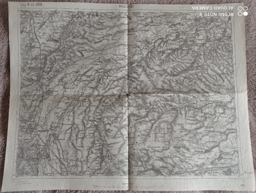 Zdjęcie oferty: Mapa z 1914 r : Bolechów, Lachowice Zarz(1: 75000)