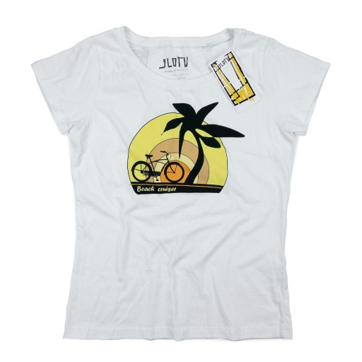 Zdjęcie oferty: Beach cruiser - t-shirt, koszulka z rowerem