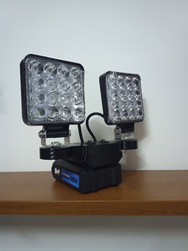 Zdjęcie oferty: Halogen do MacAllister lampa robocz adapter 2x LED