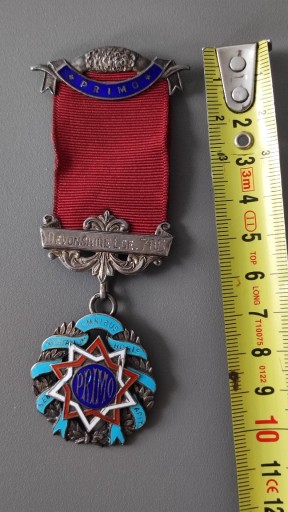 Zdjęcie oferty: Medal Zakon Masoński Bawołów Anglia oficer RAOB