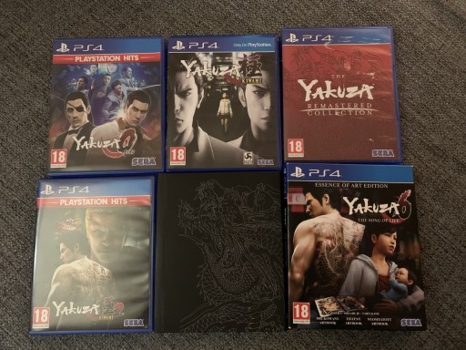 Zdjęcie oferty: Yakuza seria ps4, Zestaw gier ps4, PlayStation 5