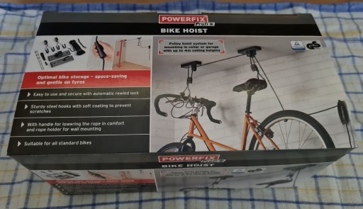 Zdjęcie oferty: Wieszak na rower wieszak rowerowy Powerfix 20kg