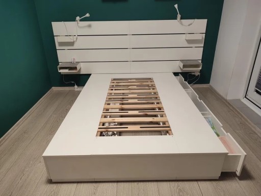 Zdjęcie oferty: Łóżko podwójne Nordli Ikea 140x200