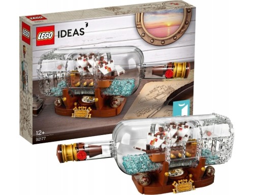 Zdjęcie oferty: LEGO Ideas 92177 Statek w butelce komplet