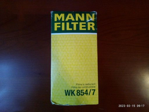 Zdjęcie oferty: MANN FILTER WK 854/7