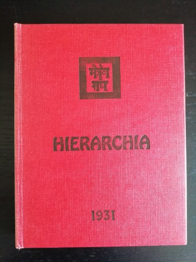 Zdjęcie oferty: Hierarchia 1931. Agni Joga