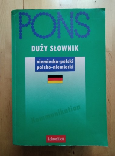 Zdjęcie oferty: PONS Duży słownik niemiecko-polski