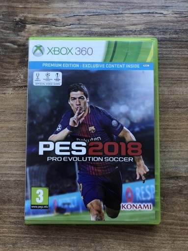 Zdjęcie oferty: PES 2018 Xbox 360 płyta ideał