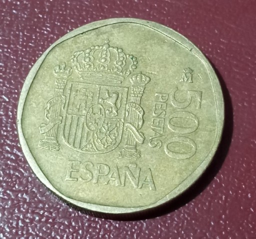 Zdjęcie oferty: Hispania 500 pesetas 1988r