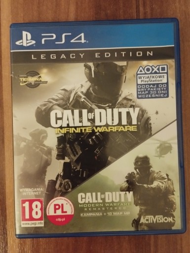 Zdjęcie oferty: Call of Duty Infinite Warfare / Legacy Edition / Dubbing PL / Ps4 Ps5 