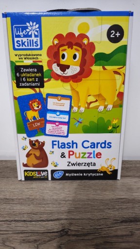 Zdjęcie oferty: Flash cards puzzle gra stymulująca rozwój 