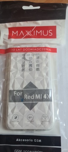 Zdjęcie oferty: Plecki Xiaomi Redmi Mi 4x Bezbarwne