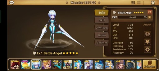 Zdjęcie oferty: Summoners War, Starter LD5 Veronica+ Tablo