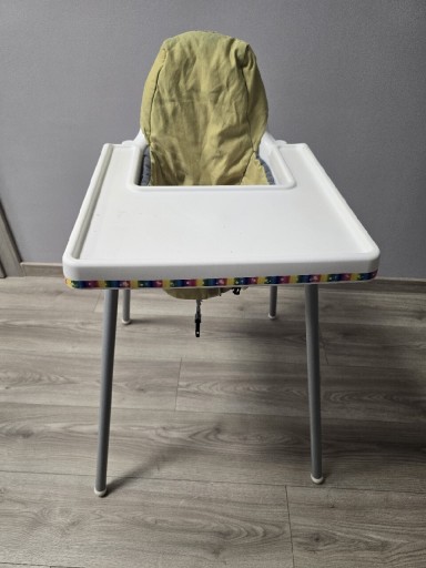 Zdjęcie oferty: IKEA ANTILOP KRZESEŁKO DO KARMIENIA DZIECKA + PASY + POKRYCIE