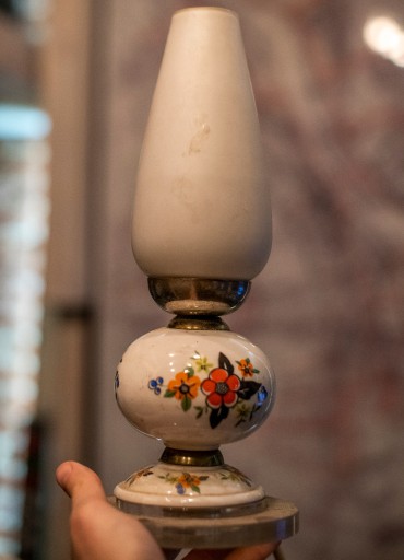 Zdjęcie oferty: Lampa stojąca lampka stołowa nocna PRL POLAM