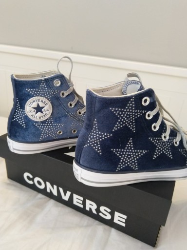 Zdjęcie oferty: CONVERSE 21,5cm  JAK NOWE Buty trampki dziewczęce 