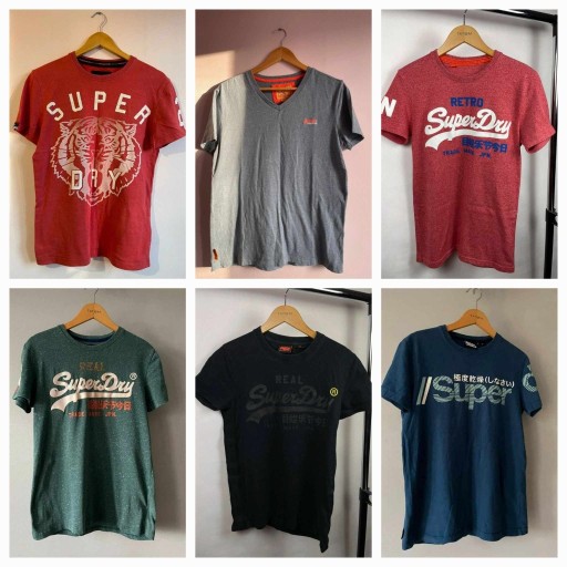 Zdjęcie oferty: Zestaw 3 T-shirtów SuperDry - Rozmiar S