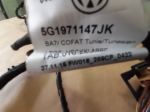 Zdjęcie oferty: Vw golf 7 wiązka przewody klapy 5G1 971147 JK