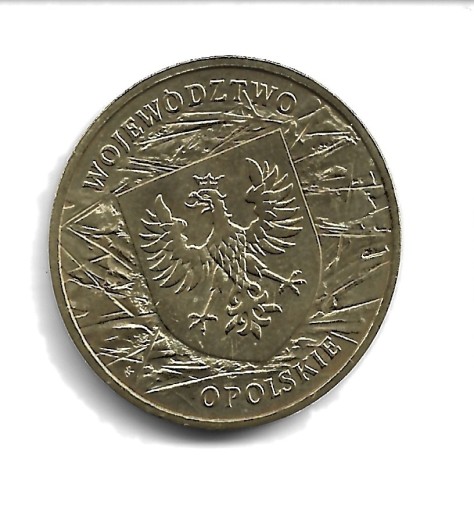 Zdjęcie oferty: 2 zł. Woj.  OPOLSKIE - MENNICZA  2004 r.NG.215.