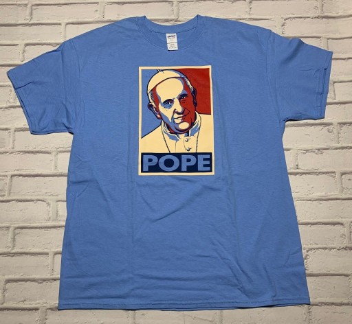 Zdjęcie oferty: KOSZULKA PAPIEŻ FRANCISZEK XL UNIKAT UNISEX NOWA !