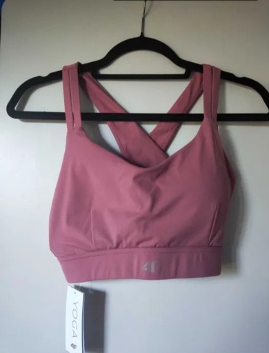 Zdjęcie oferty: Biustonosz do jogi 4F nowy L z niskim wsparciem 