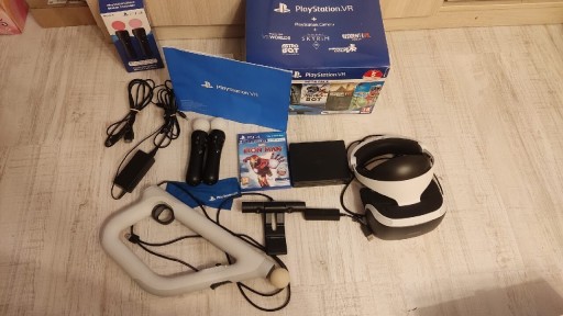 Zdjęcie oferty: PS 4 VR V2+2x Move+Kamera V2+Karabin+GRA Iron Man