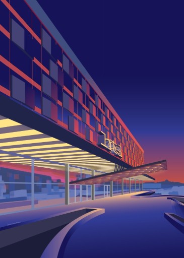 Zdjęcie oferty: PLAKAT B1 Hotel Cracovia, Kraków, 70 x 100 cm