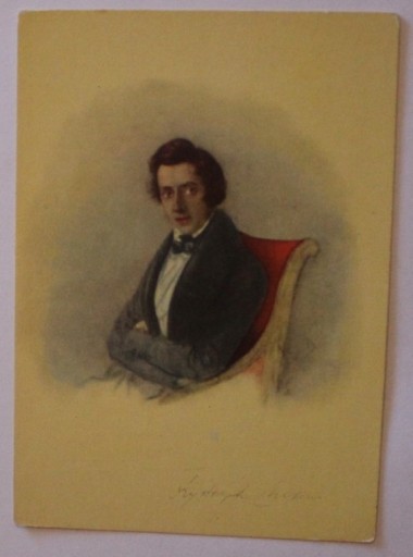 Zdjęcie oferty: FRYDERYK CHOPIN, Portret 1836 r. AUTOGRAF CHOPINA