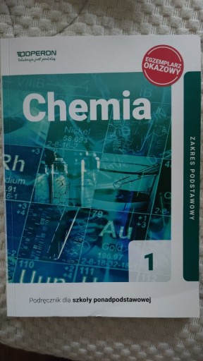 Zdjęcie oferty: Chemia 1,  podręcznik szkoła ponadpodstawowa