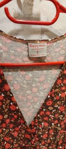 Zdjęcie oferty: Tunika bluzka ciążowa L M happy mama jesień retro 