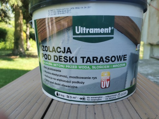 Zdjęcie oferty: Ultrament Izolacja pod destki tarasowe. Nowa.