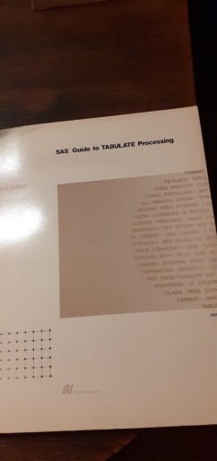 Zdjęcie oferty: Guide to Tabulate Processing