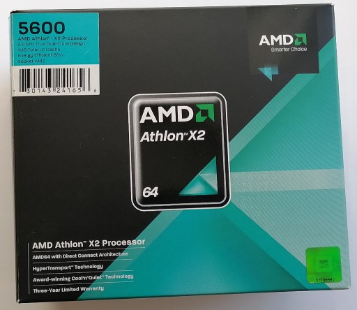 Zdjęcie oferty: procesor AMD Athlon 64 X2 5600+ AM2 wersja BOX