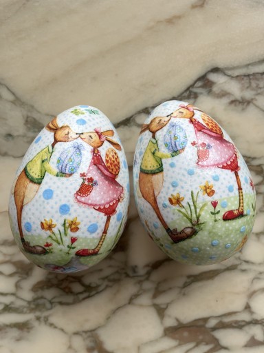 Zdjęcie oferty: Decoupage jajka Wielkanoc króliczki