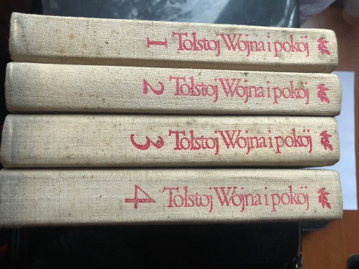 Zdjęcie oferty: Lew Tołstoj Wojna i Pokój 4 tomy 1973 