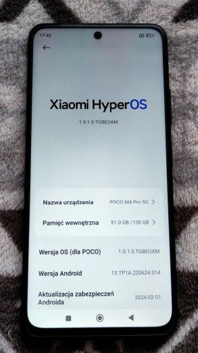 Zdjęcie oferty: XIAOMI Poco M4 Pro 5G 6/128GB Czarny GWARANCJA