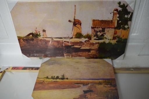 Zdjęcie oferty: John Twachtmam ,Wiatraki Holandii 1881,reprodukcje