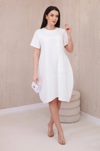 Zdjęcie oferty: Sukienka dresowa bawełna Punto nowość biel